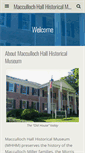 Mobile Screenshot of maccullochhall.org